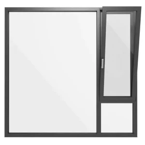 Customized Aluminum Alloy Tilt-and-Turn Window