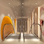 Curved Aluminum U-Shaped Ceiling