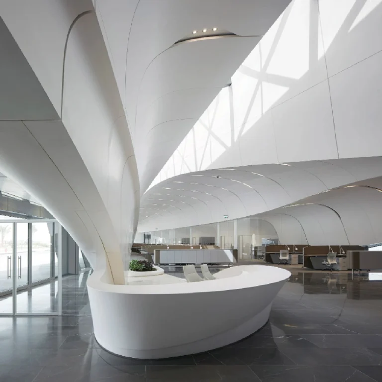 Twisted Shaped Aluminum Panels