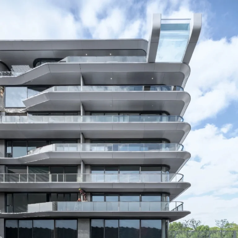 Twisted Shaped Aluminum Panels
