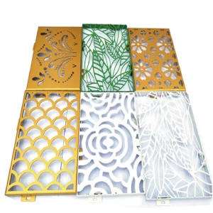 Artistic Carved Hollow Aluminum Panels