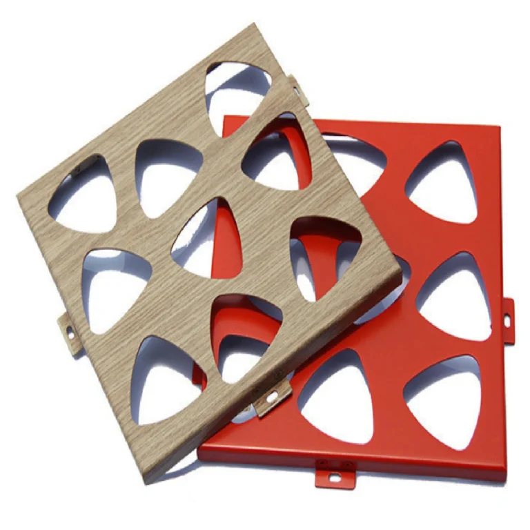 Artistic Carved Hollow Aluminum Panels