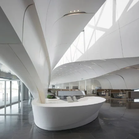Twisted Shaped Aluminum Panels
